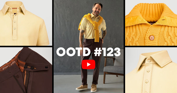A summer office look with a Spectra Yellow twist