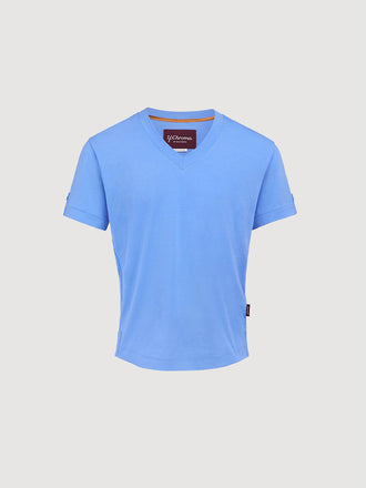 Buffed Cotton V-Neck